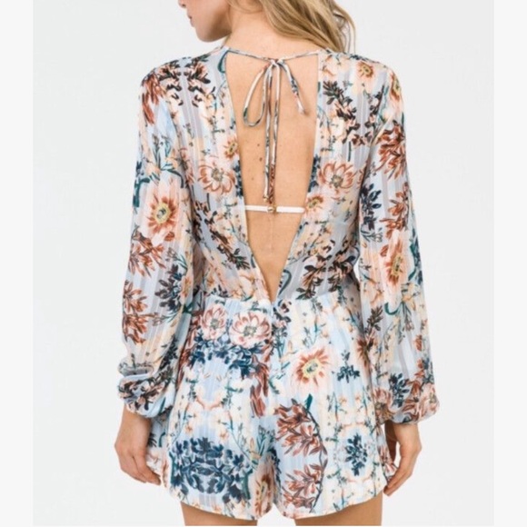 BECK & BRIDE Mystical Garden Playsuit - Picture 3 of 8